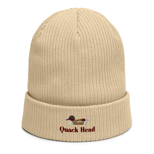 Organic Green Wing beanie